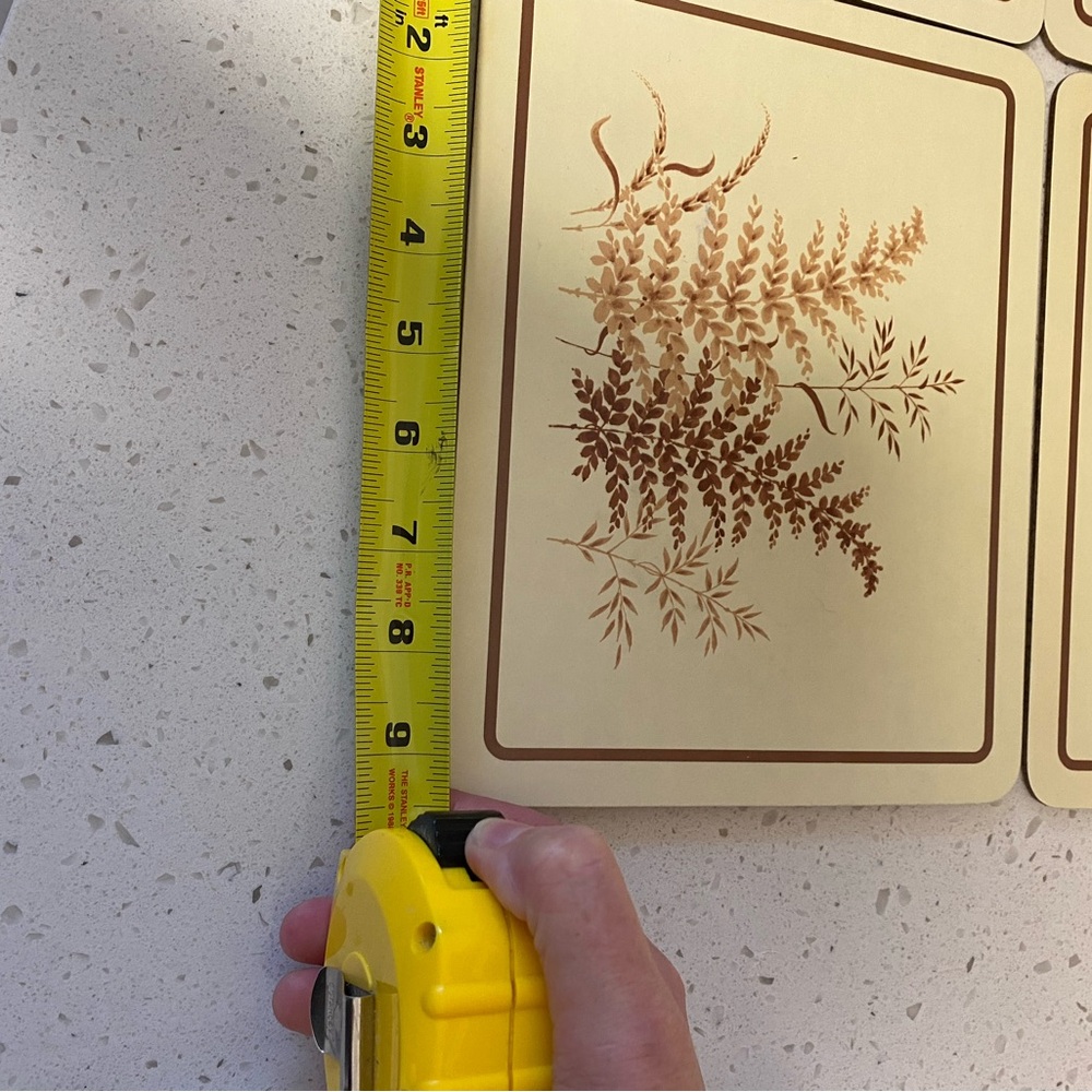 Set of 4 board style placemats/hotplates. Cottage core vibes! - Picture 2 of 3